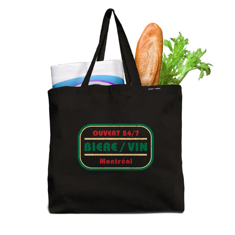 Biere Vin Montreal Tote Bag