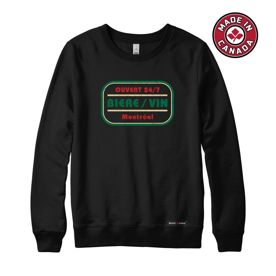 Biere Vin Montreal Sweatshirt or Hoodie