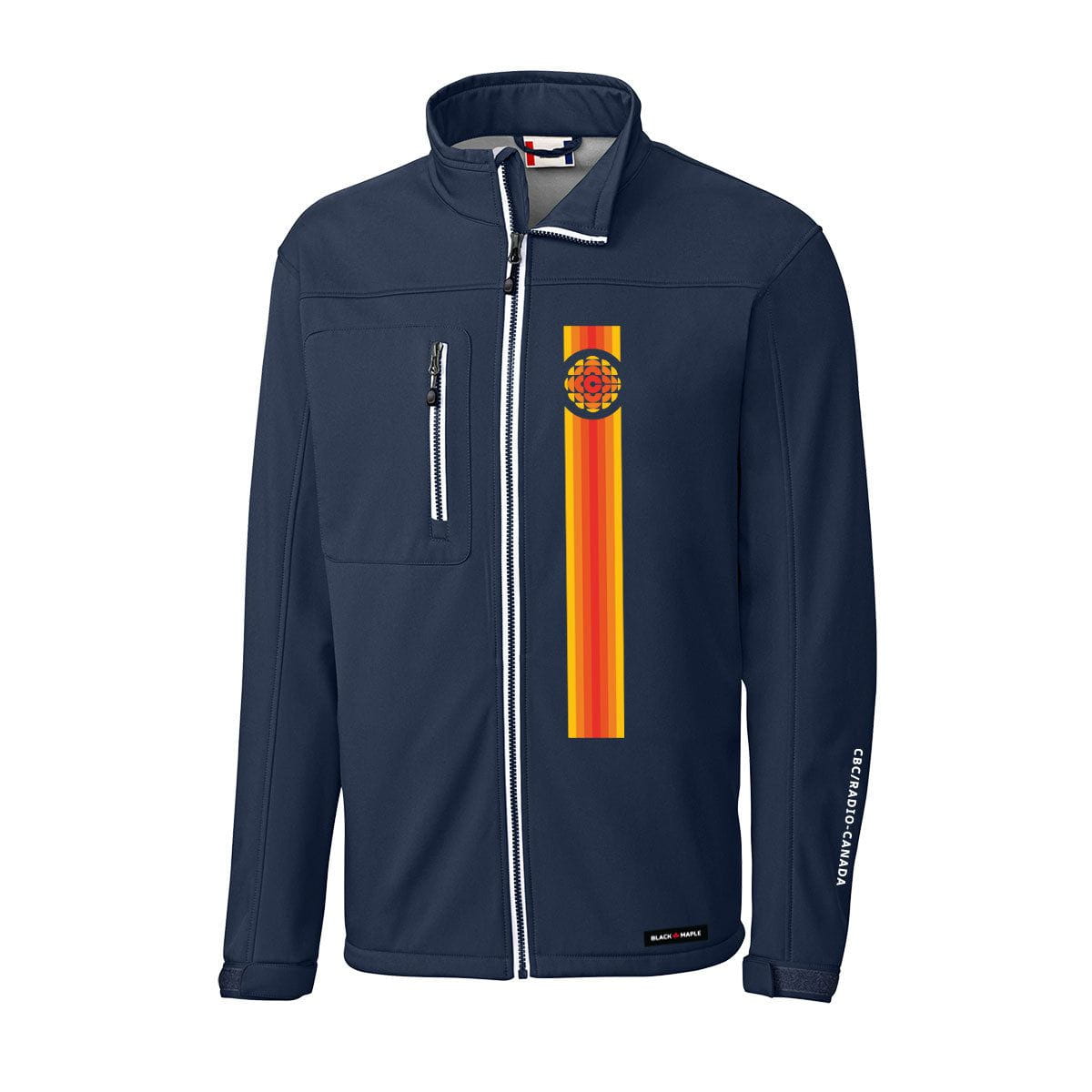 CBC 1974 Retro Stripe Soft Shell Jacket