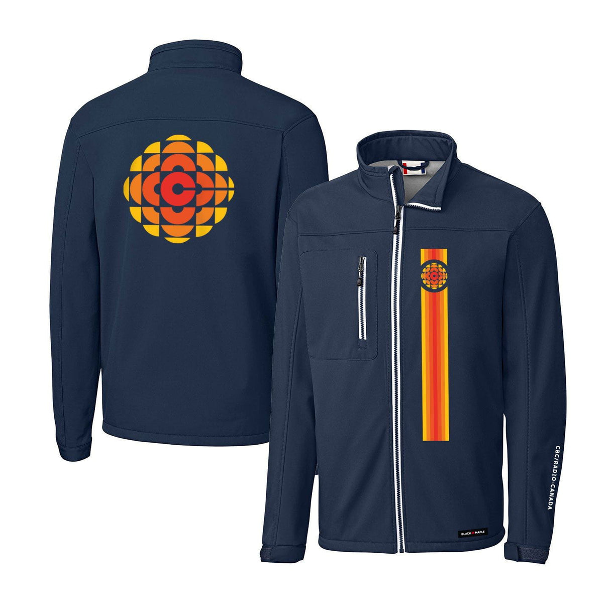 CBC 1974 Retro Stripe Soft Shell Jacket