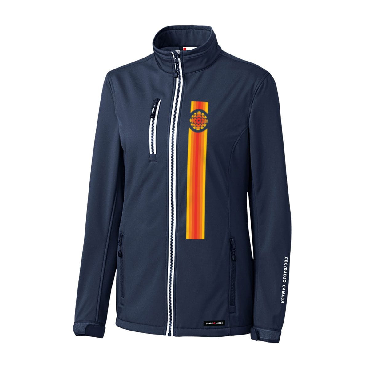 CBC 1974 Retro Stripe Soft Shell Jacket