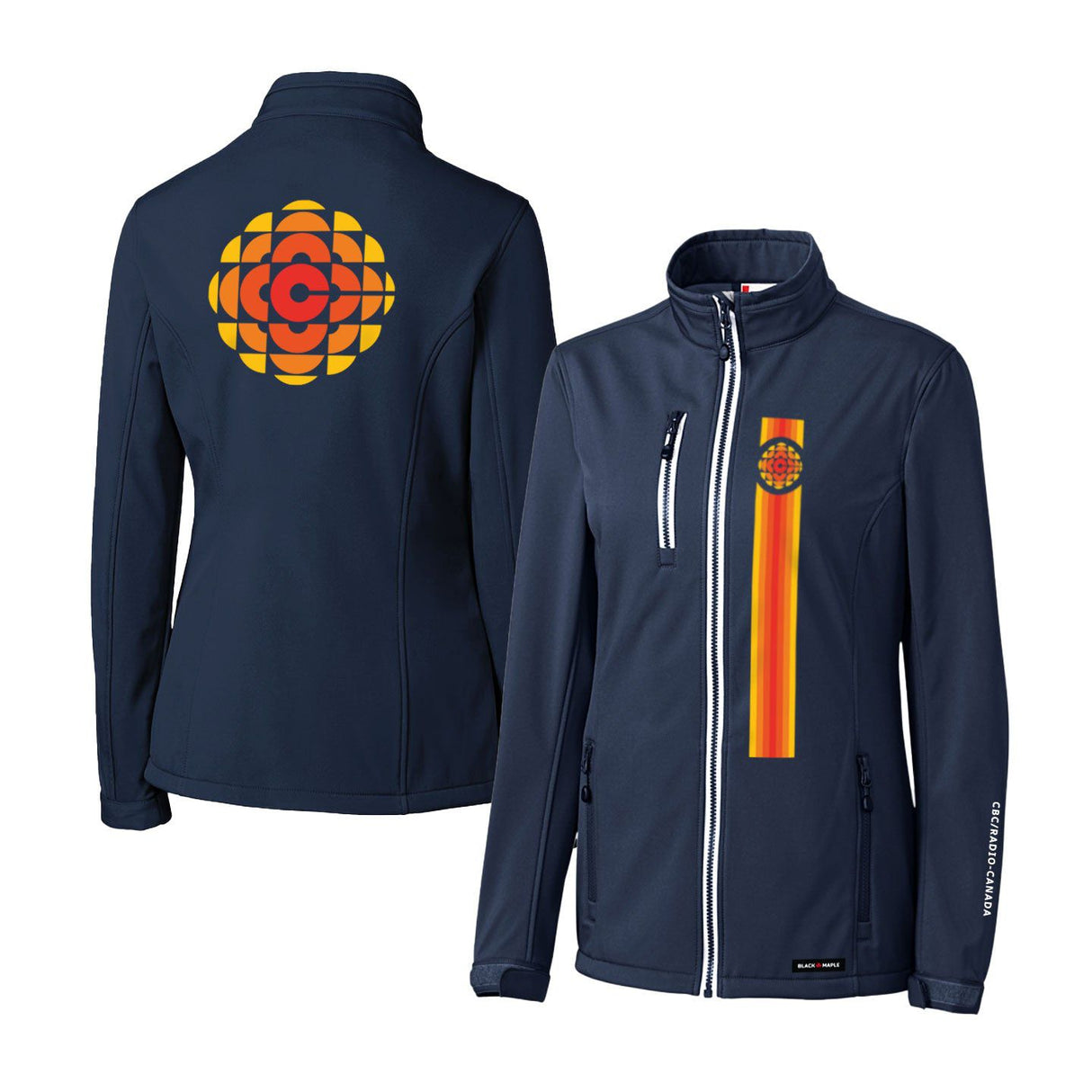 CBC 1974 Retro Stripe Soft Shell Jacket