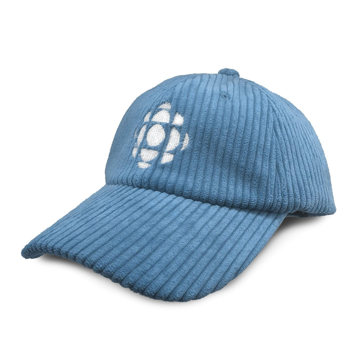 CBC White Gem Logo Embroidered Corduroy Cap
