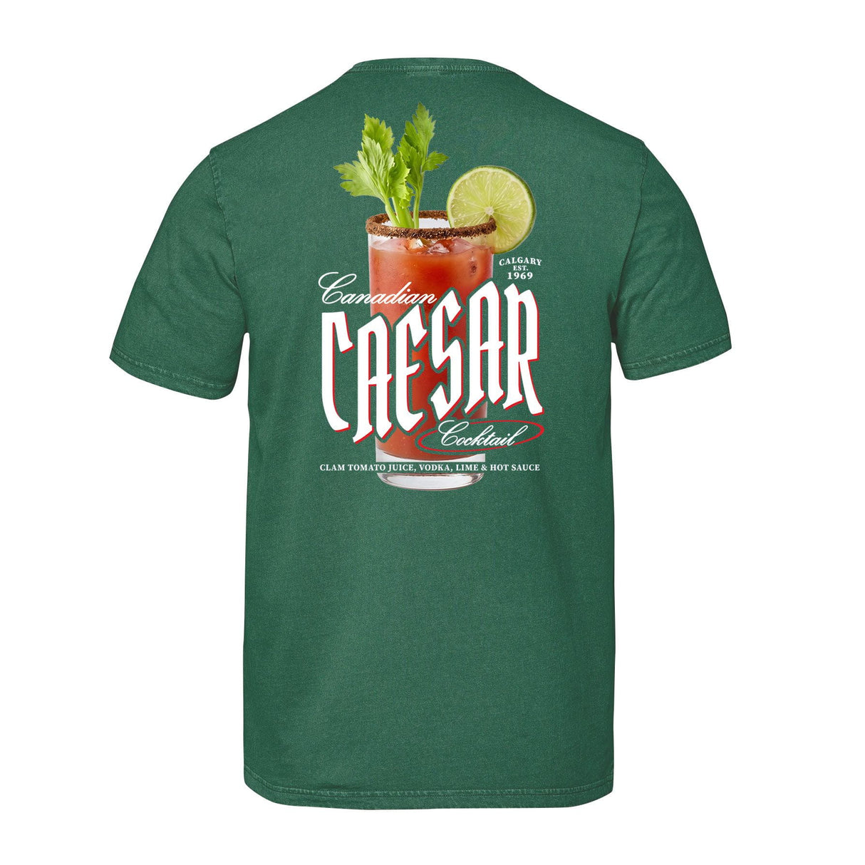 Caesar Cocktail Origins Vintage Wash Heavyweight T-shirt
