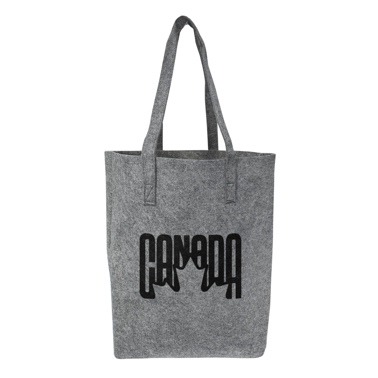 Canada Leaf Retro Design Recycled Felt Tote Bag