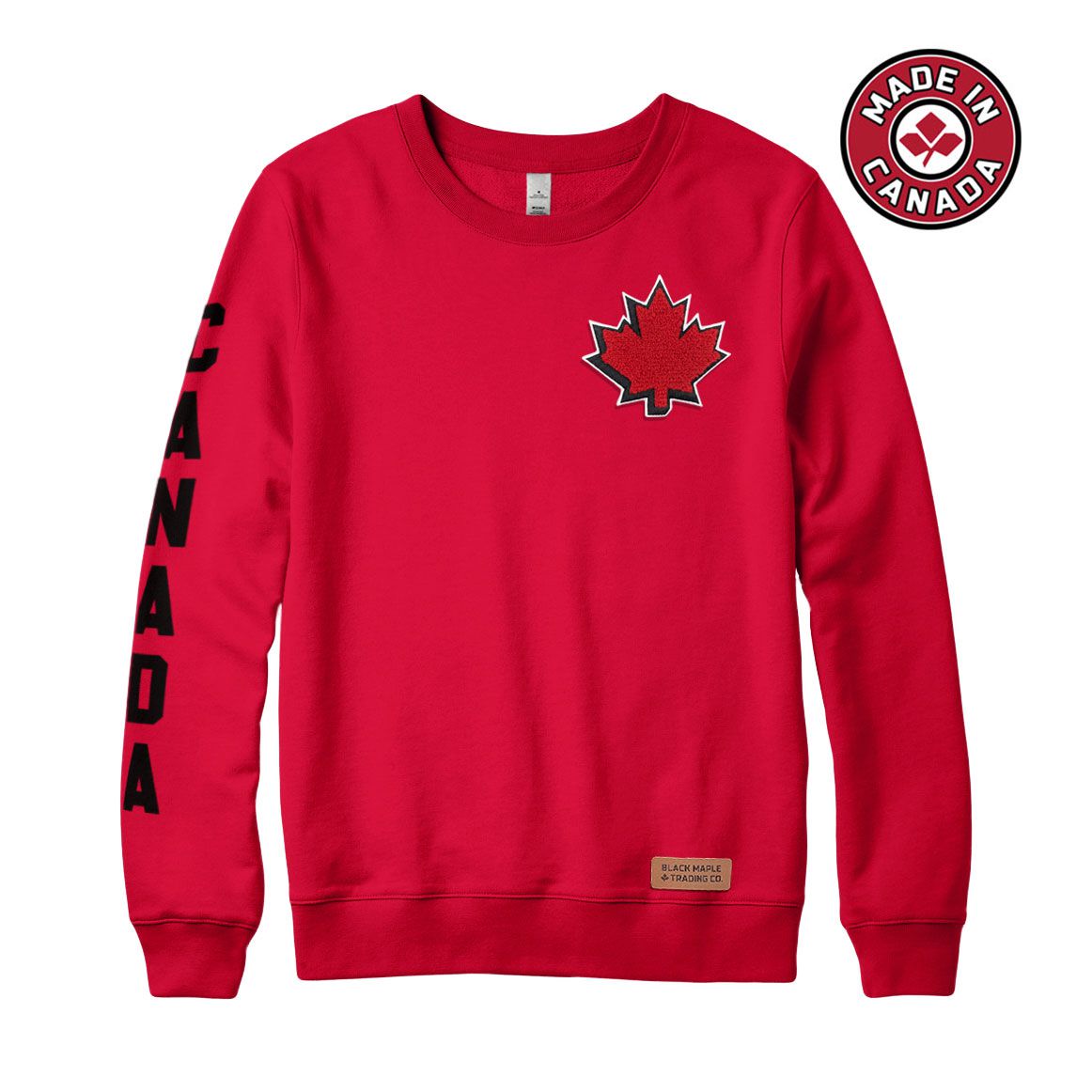 Canada Heritage Maple Leaf Crewneck Sweatshirt