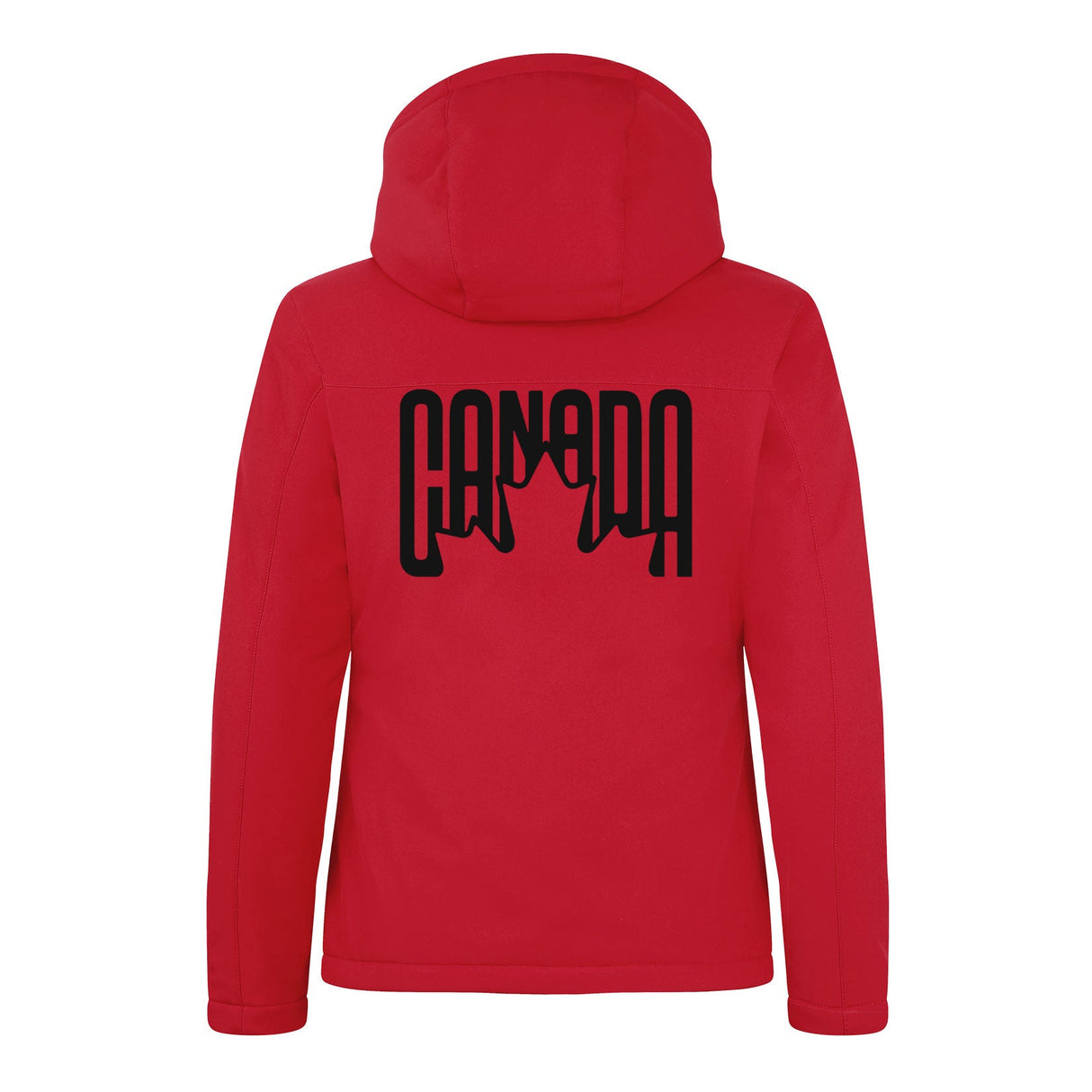 Canada Leaf Retro Design Insulated Soft Shell Jacket