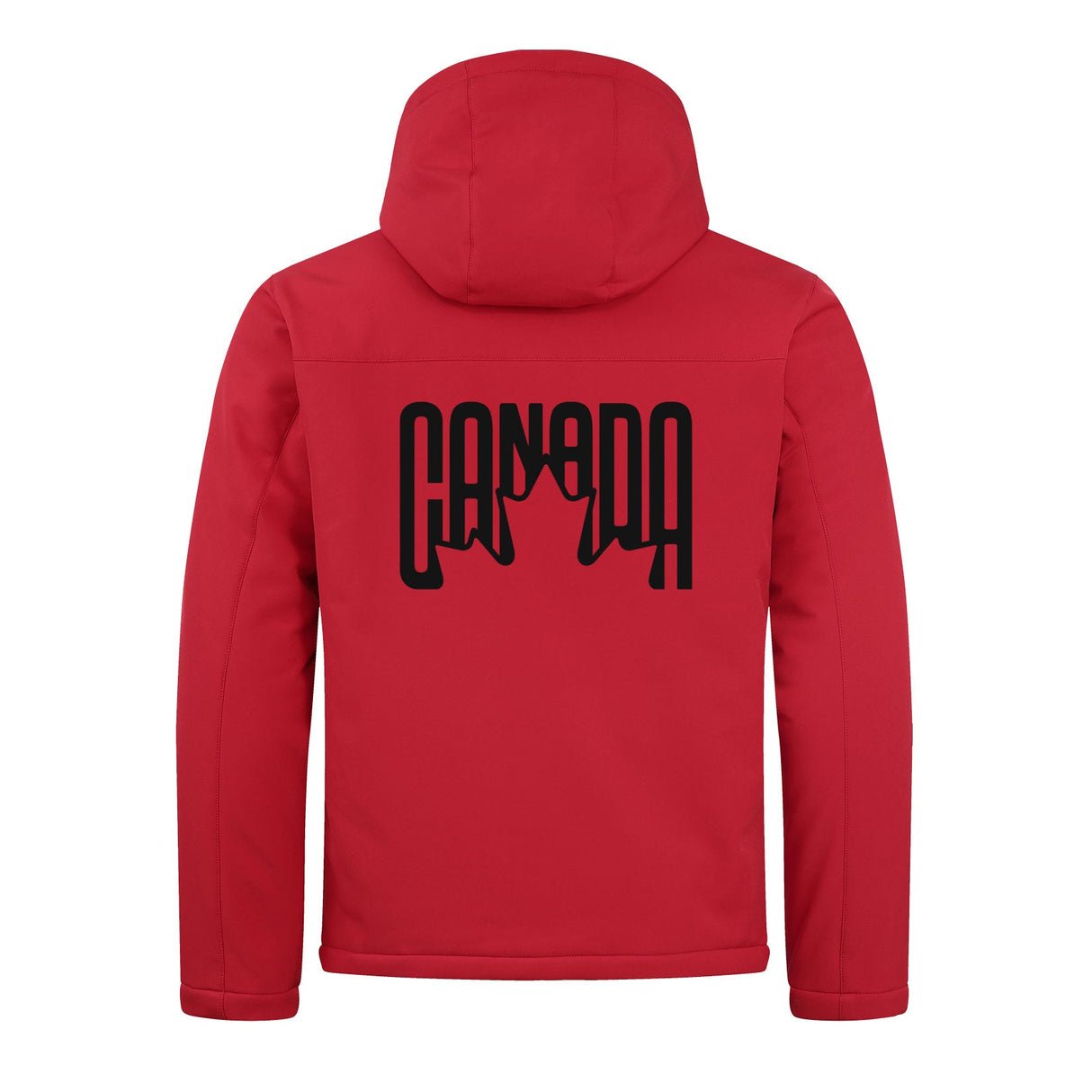 Canada Leaf Retro Design Insulated Soft Shell Jacket