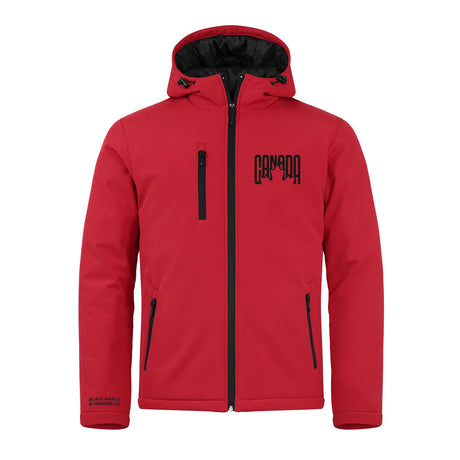 Canada Leaf Retro Design Insulated Soft Shell Jacket