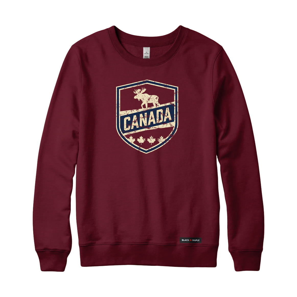 Canada Moose Crest Sweatshirt or Hoodie