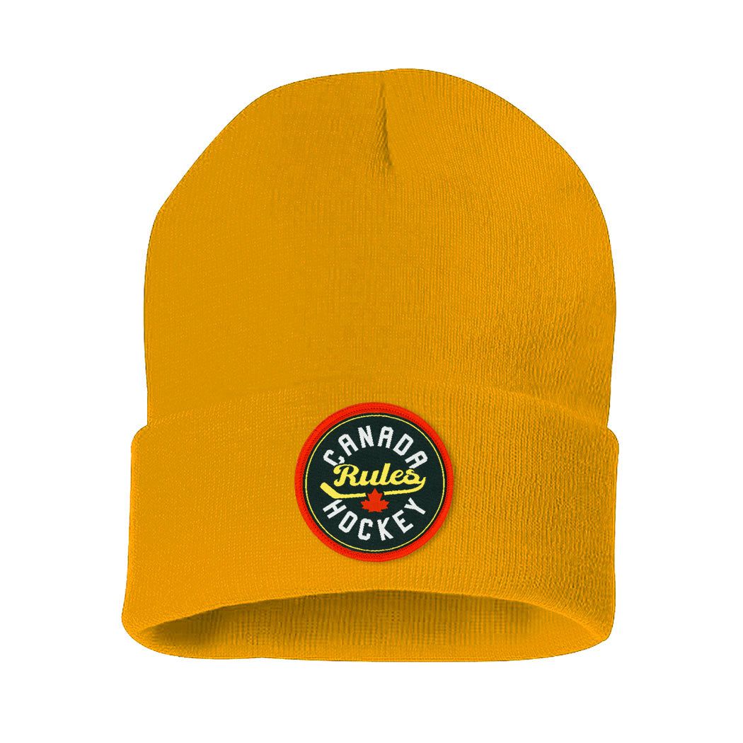 Canada Rules Hockey Cuff Tuque