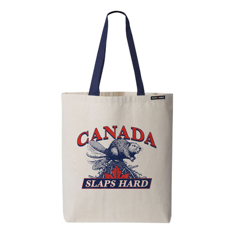 Canada Slaps Hard Beaver Tote Bag