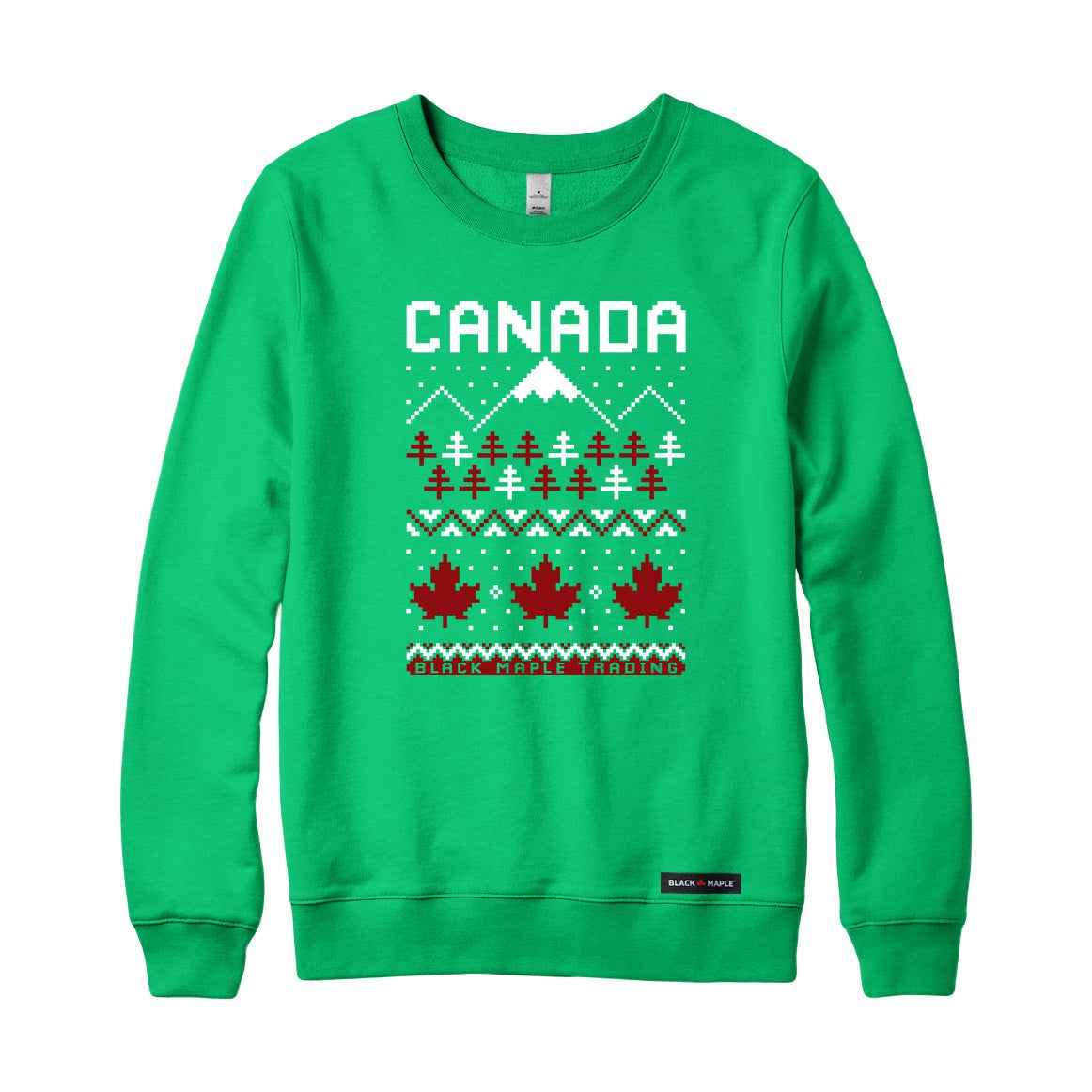 Canada Ugly Knitted Crewneck Sweatshirt