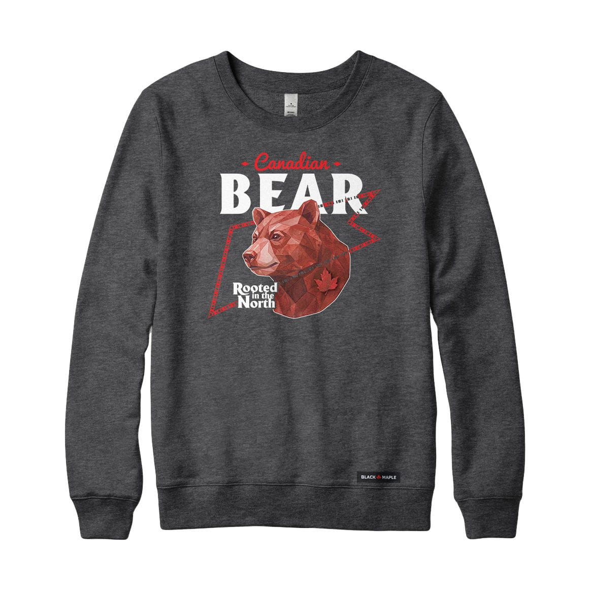 Canadian Bear Low Poly Bust Sweatshirt or Hoodie