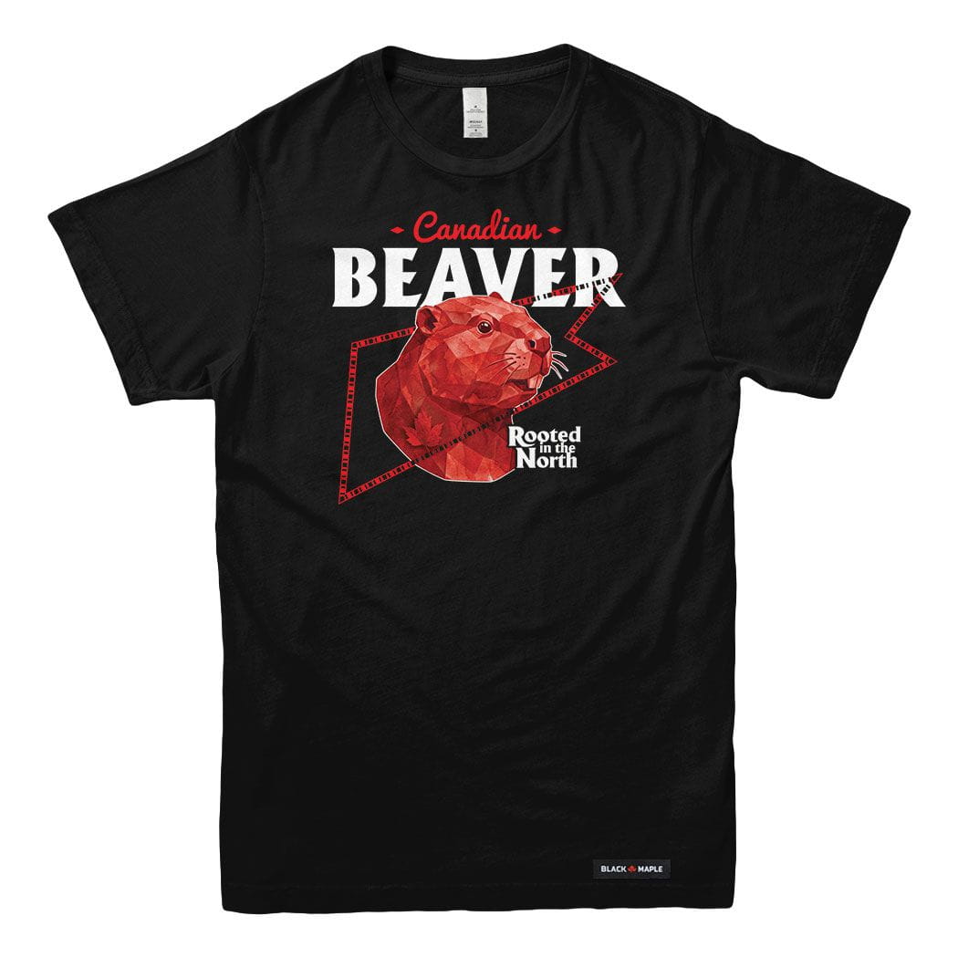 Canadian Beaver Low Poly Bust T-shirt
