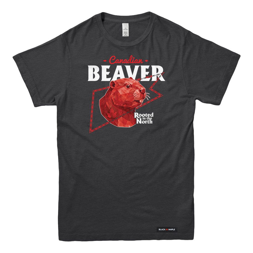Canadian Beaver Low Poly Bust T-shirt