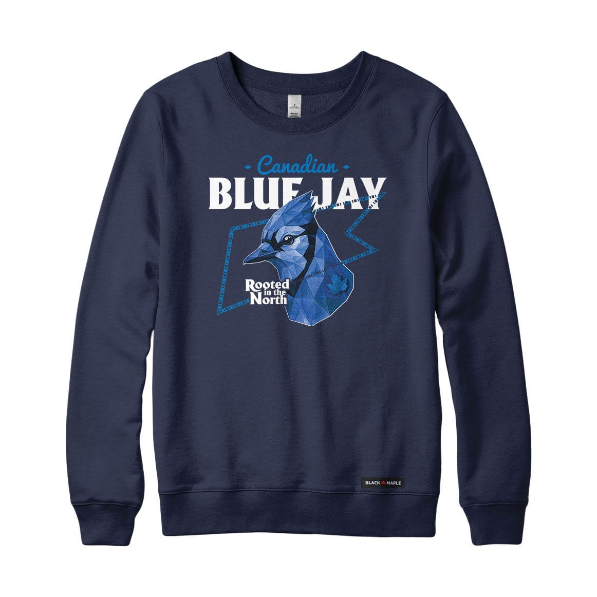 Canadian Blue Jay Low Poly Bust Sweatshirt or Hoodie