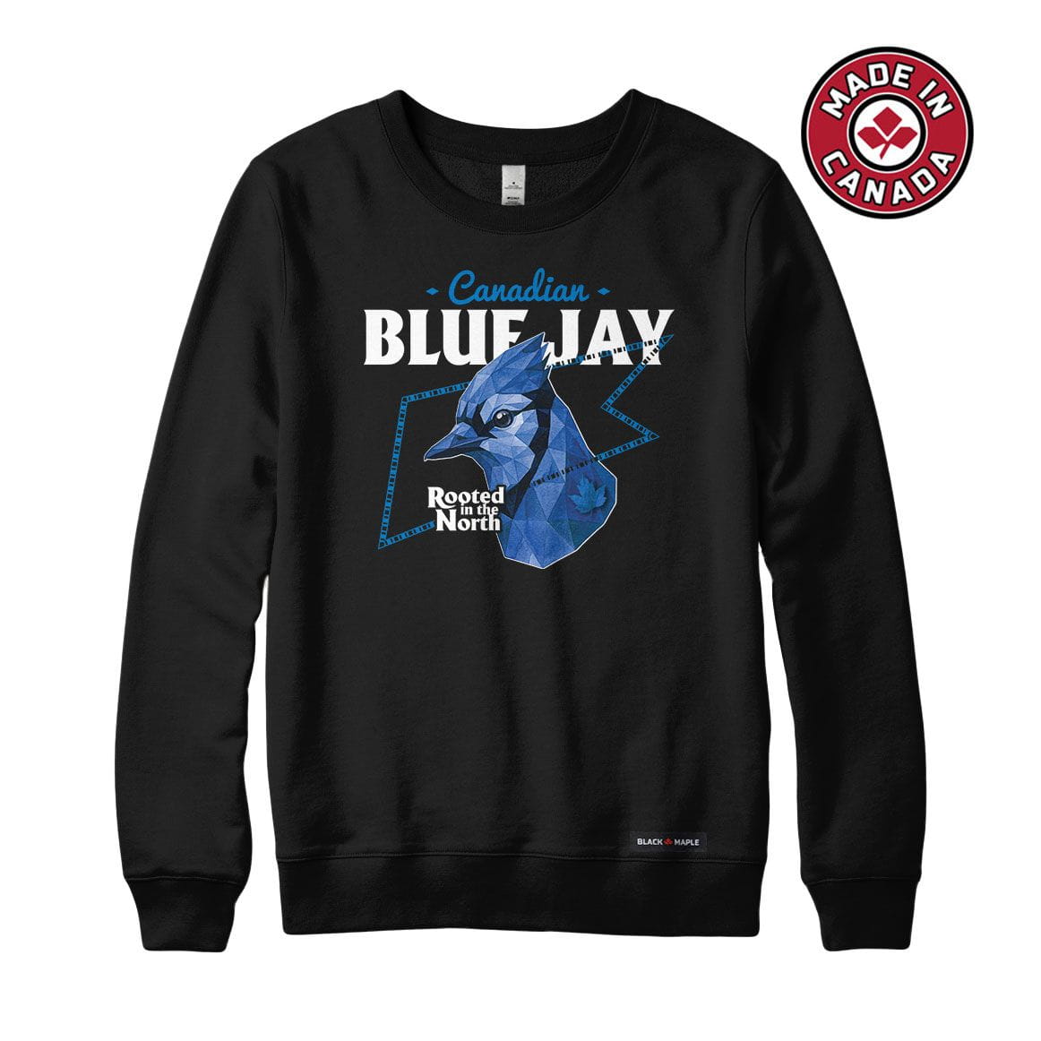 Canadian Blue Jay Low Poly Bust Sweatshirt or Hoodie