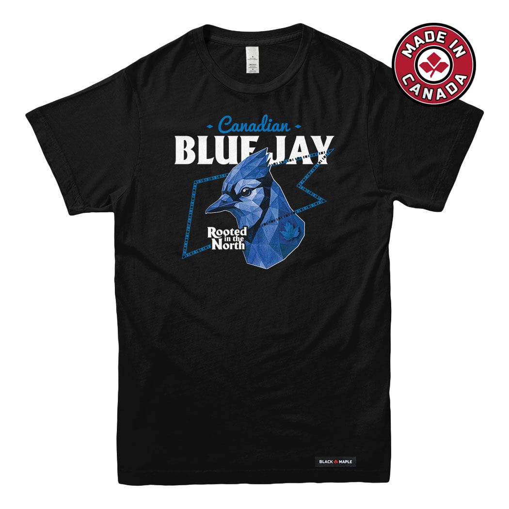 Canadian Blue Jay Low Poly Bust T-shirt