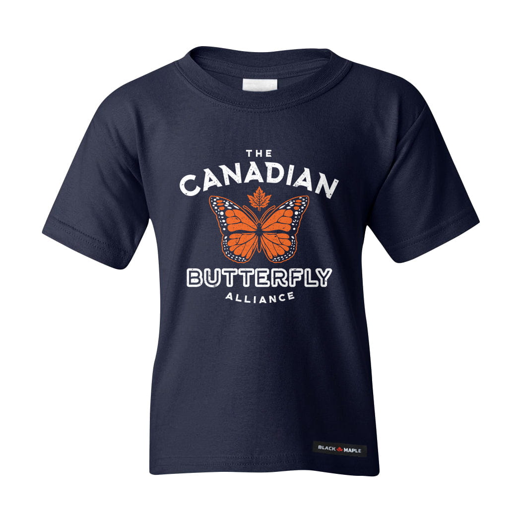 Canadian Butterfly Alliance Kids T-shirt