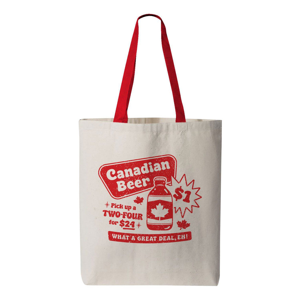 Canadian Dollar Beer Totebag
