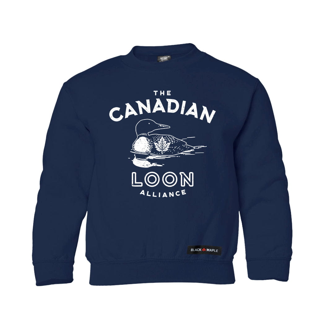 Canadian Loon Alliance Kids Crewneck Sweatshirt
