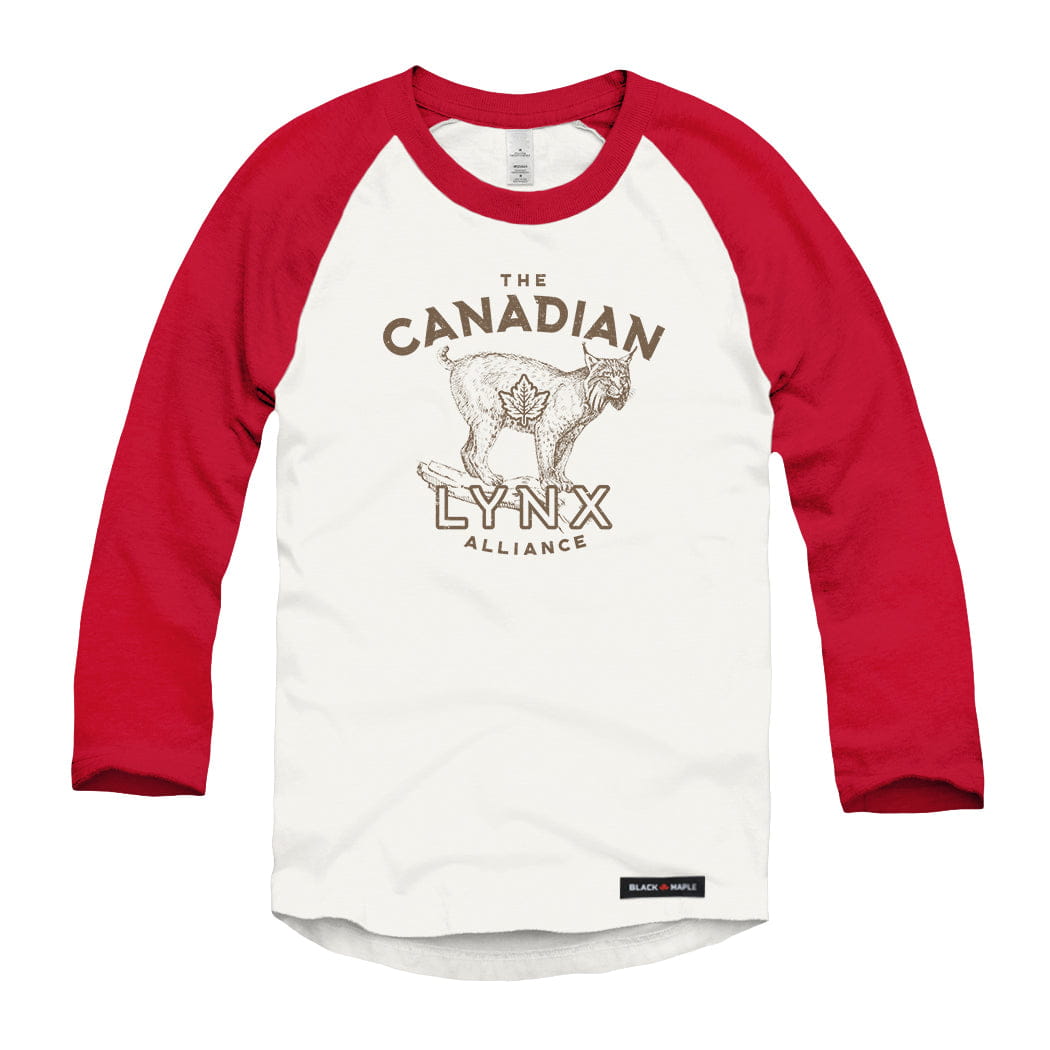 Canadian Lynx Alliance Raglan Baseball Shirt