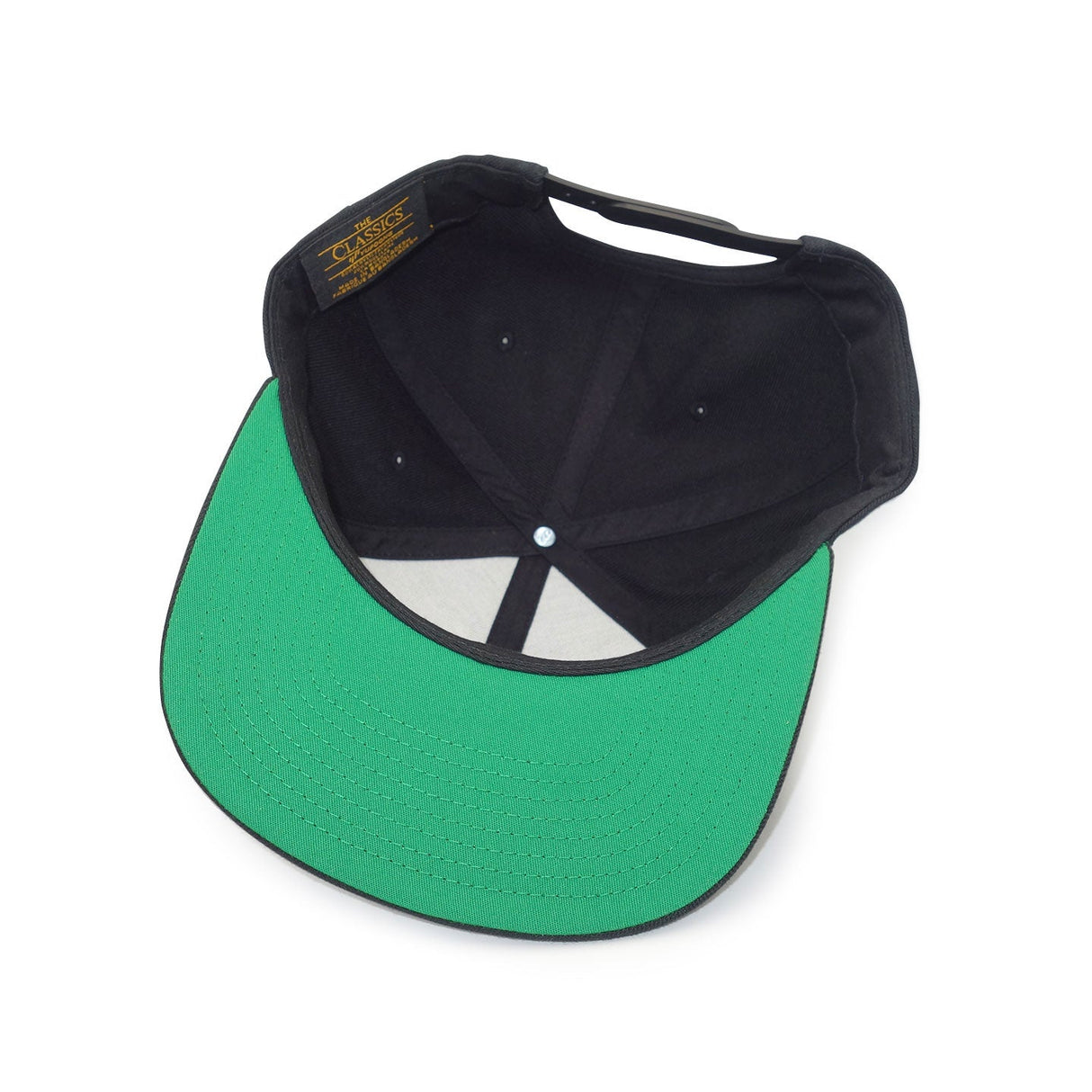 Canadian Made Black Flat Brim Snapback Hat