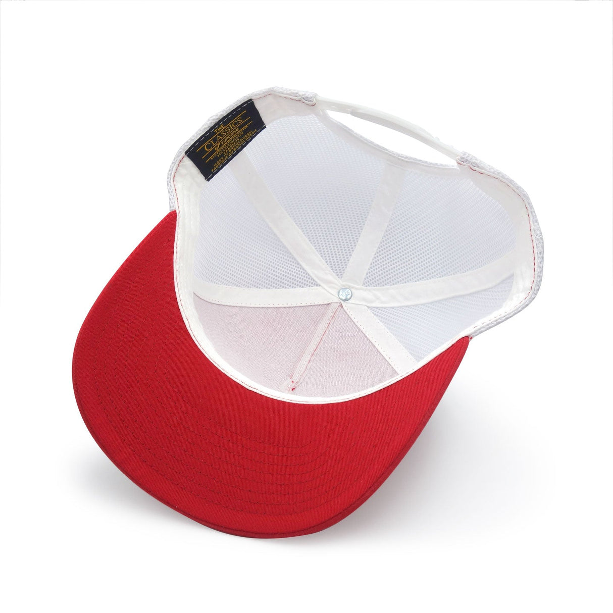 Canadian Made Red with White Snapback Trucker Cap