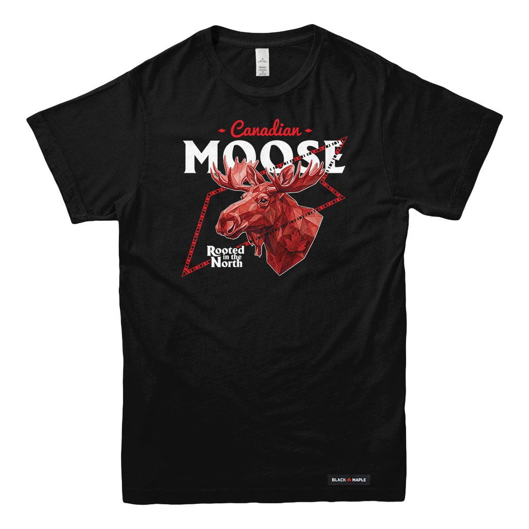 Canadian Moose Low Poly Bust T-shirt