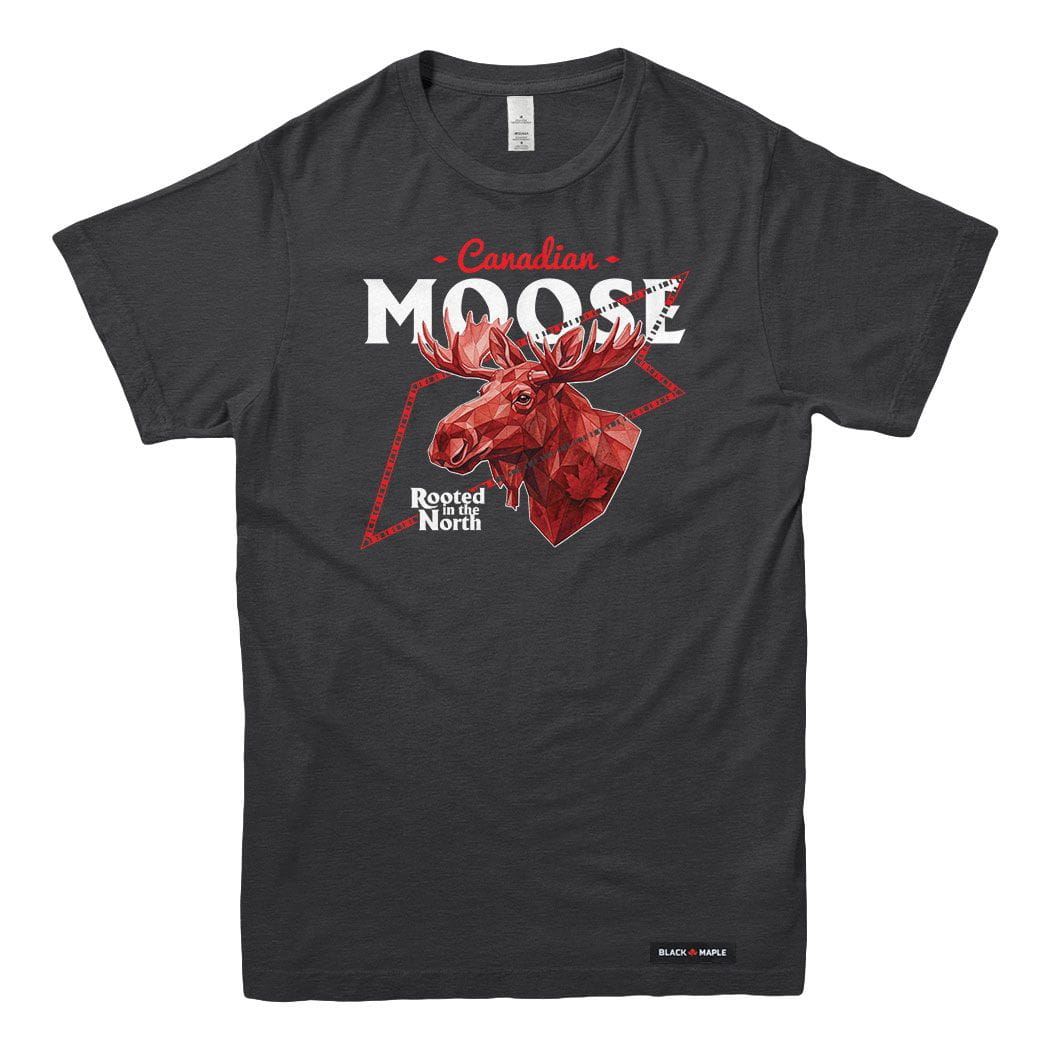 Canadian Moose Low Poly Bust T-shirt