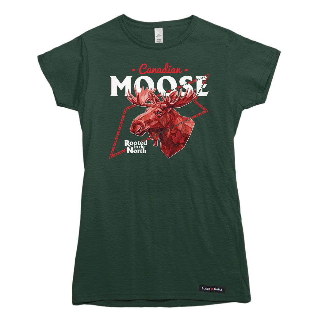 Canadian Moose Low Poly Bust T-shirt
