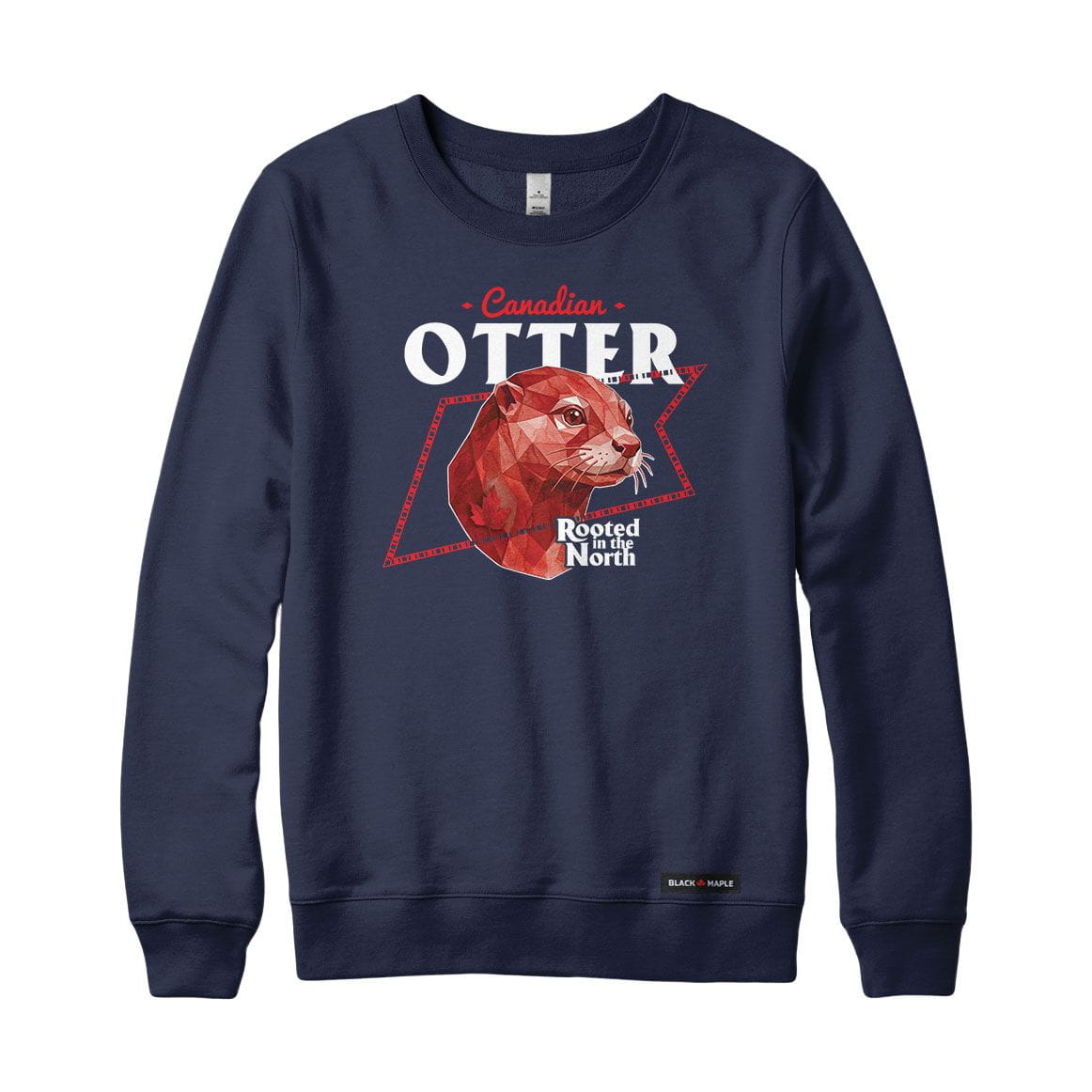 Canadian Otter Low Poly Bust Sweatshirt or Hoodie