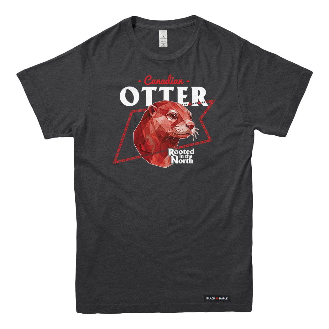 Canadian Otter Low Poly Bust T-shirt