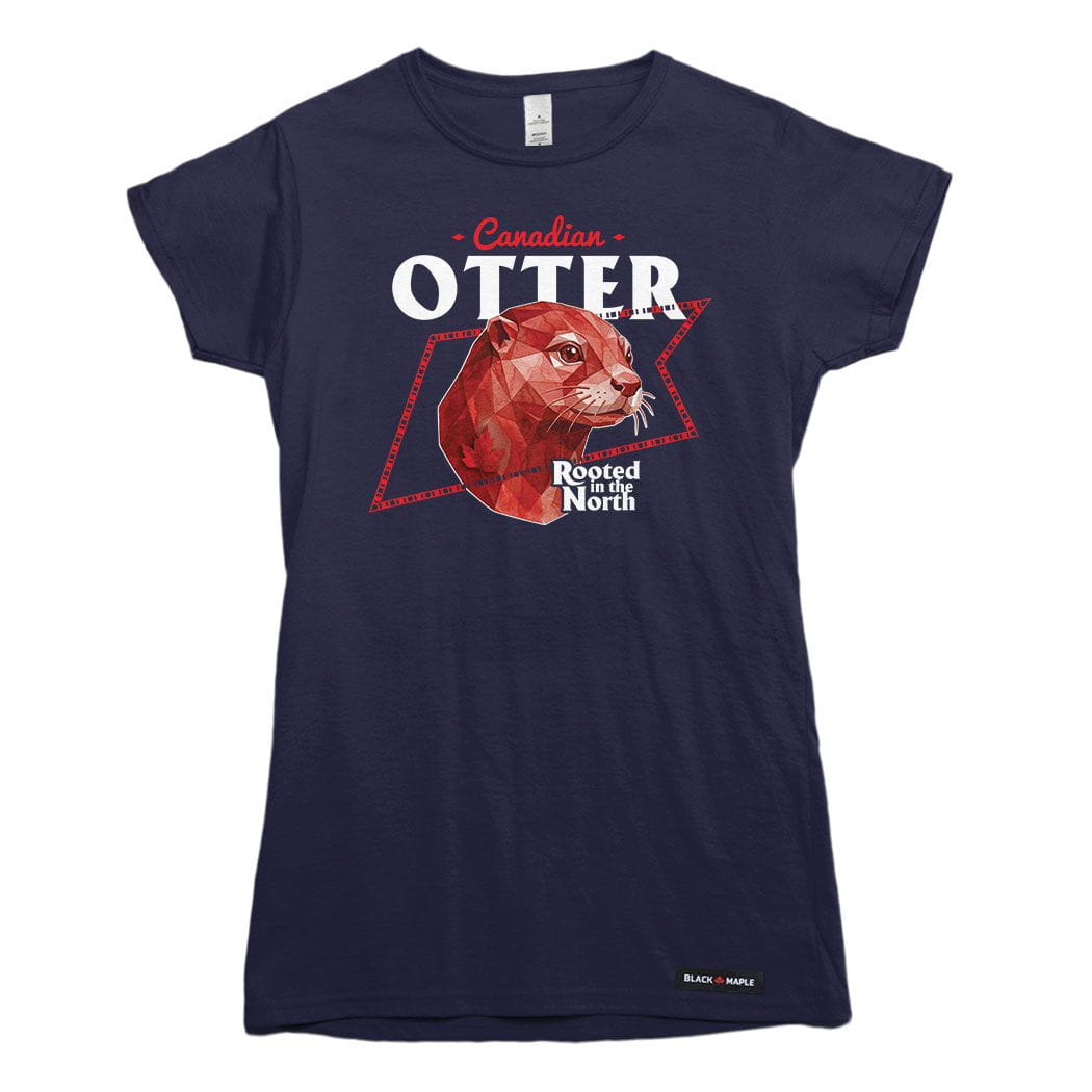 Canadian Otter Low Poly Bust T-shirt