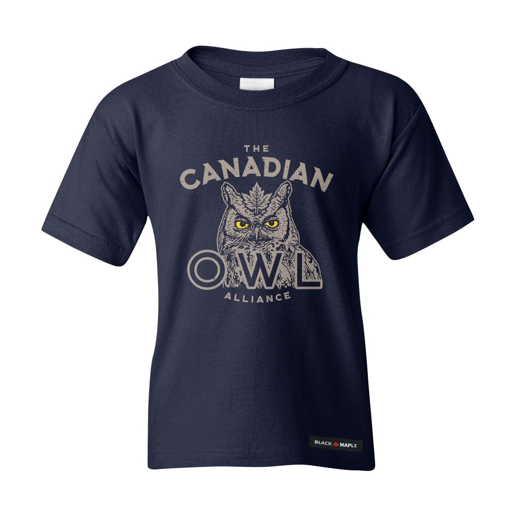 Canadian Owl Alliance Kids T-shirt