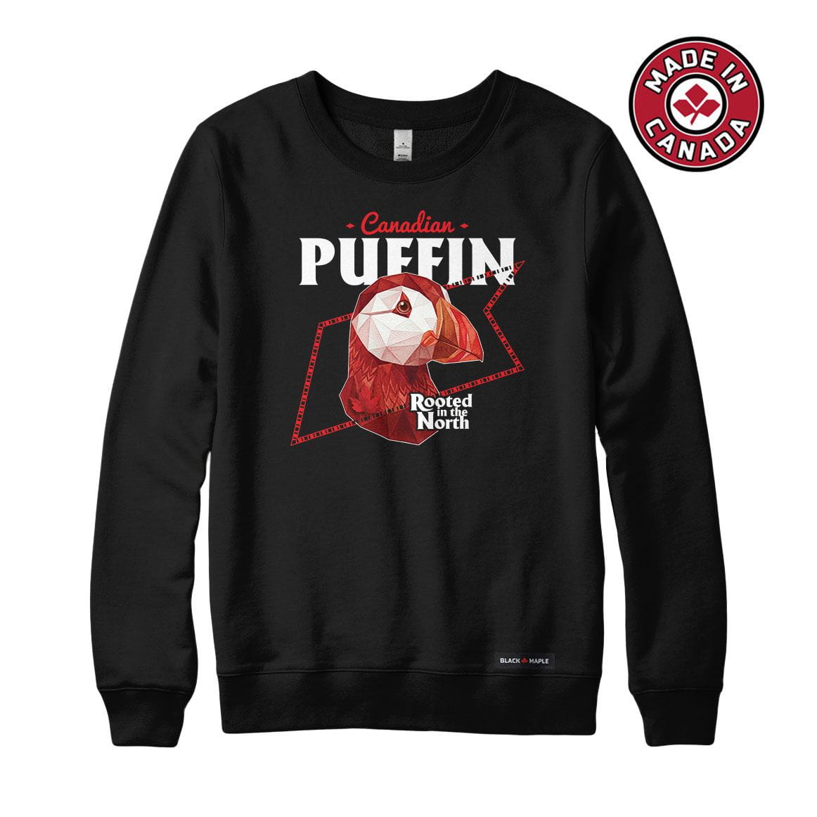 Canadian Puffin Low Poly Bust Sweatshirt or Hoodie