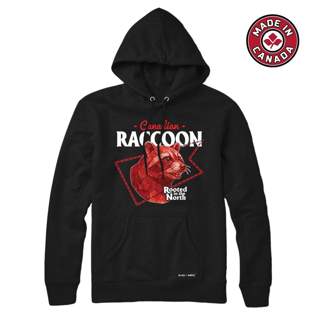 Canadian Raccoon Low Poly Bust Sweatshirt or Hoodie