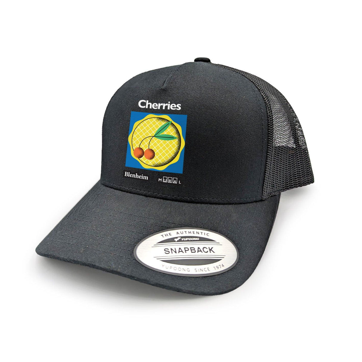 Cherries Blenheim Curved Brim Trucker Cap