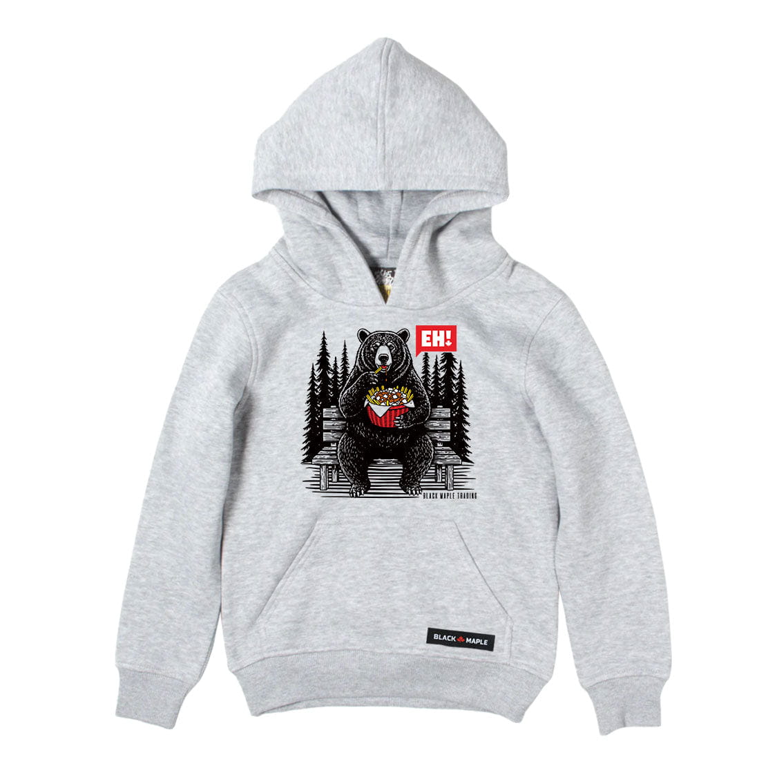 Eh! Bear Poutine Kids Sweatshirt or Hoodie