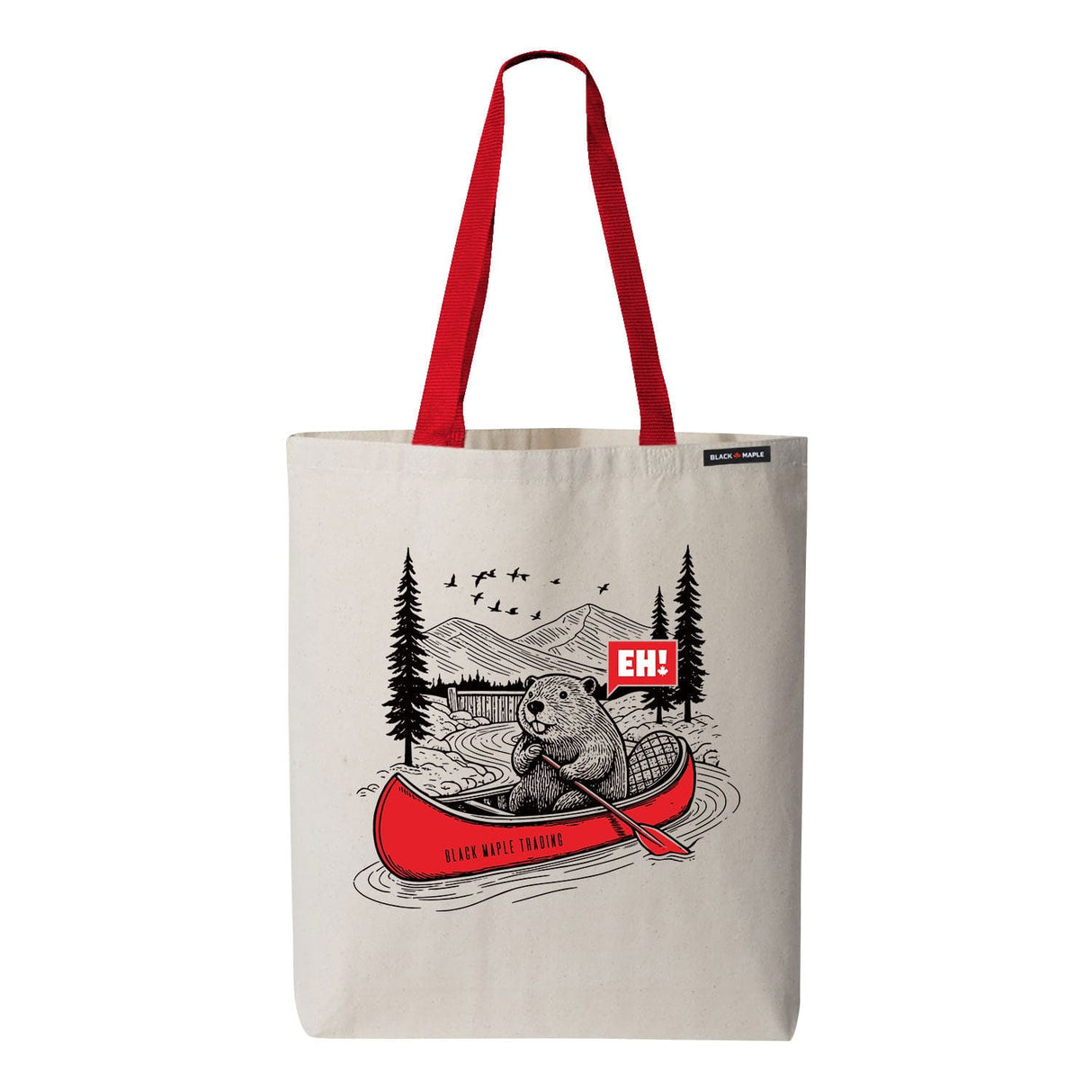 Eh! Beaver Canoe Tote Bag