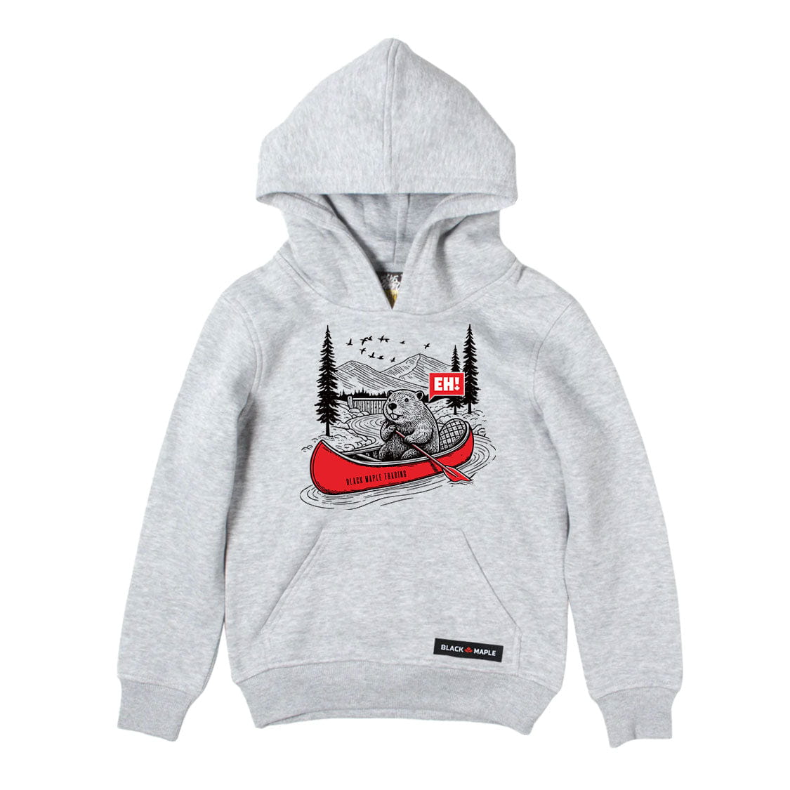 Eh! Beaver Canoe Kids Sweatshirt or Hoodie