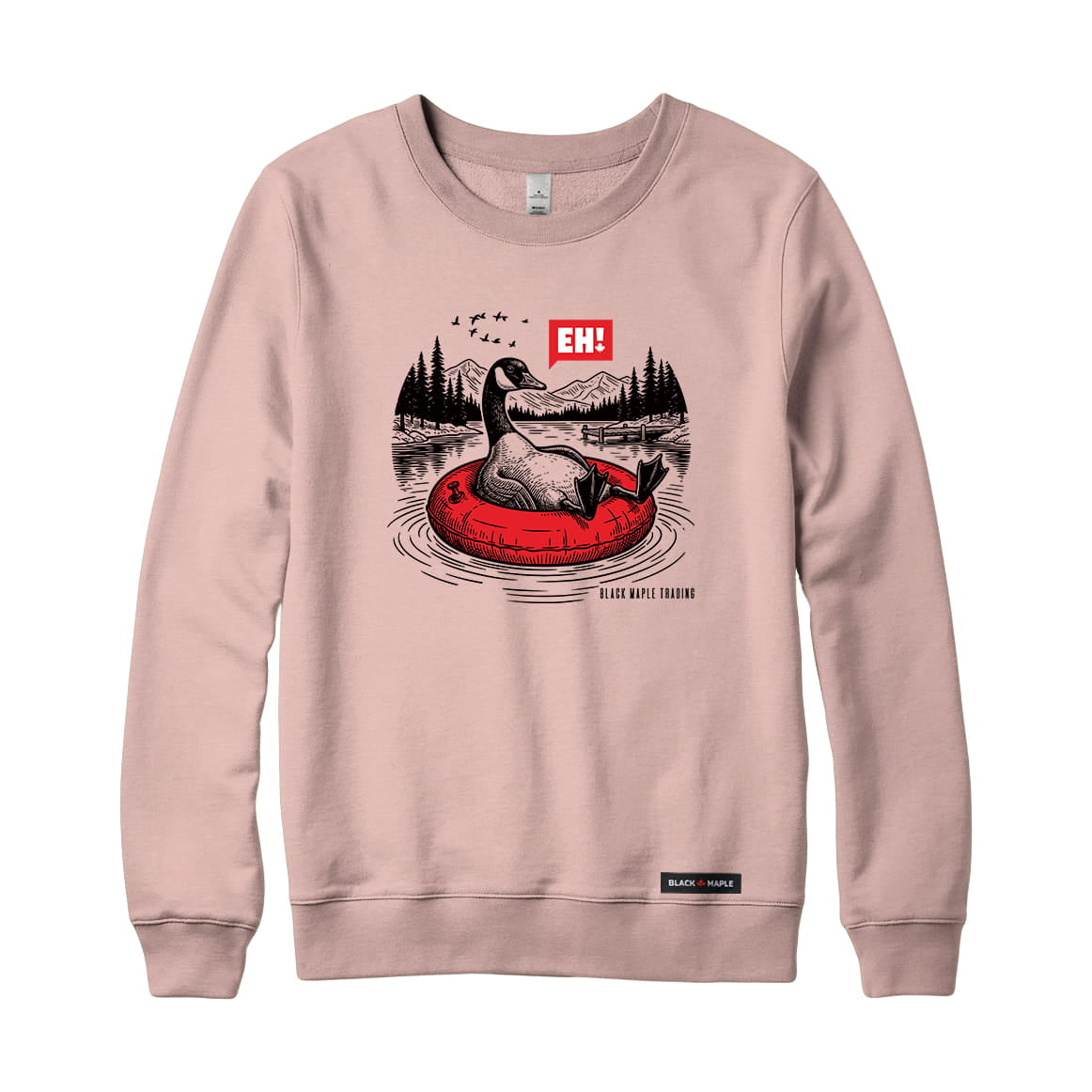 Eh! Canada Goose Lake Relaxing Sweatshirt or Hoodie