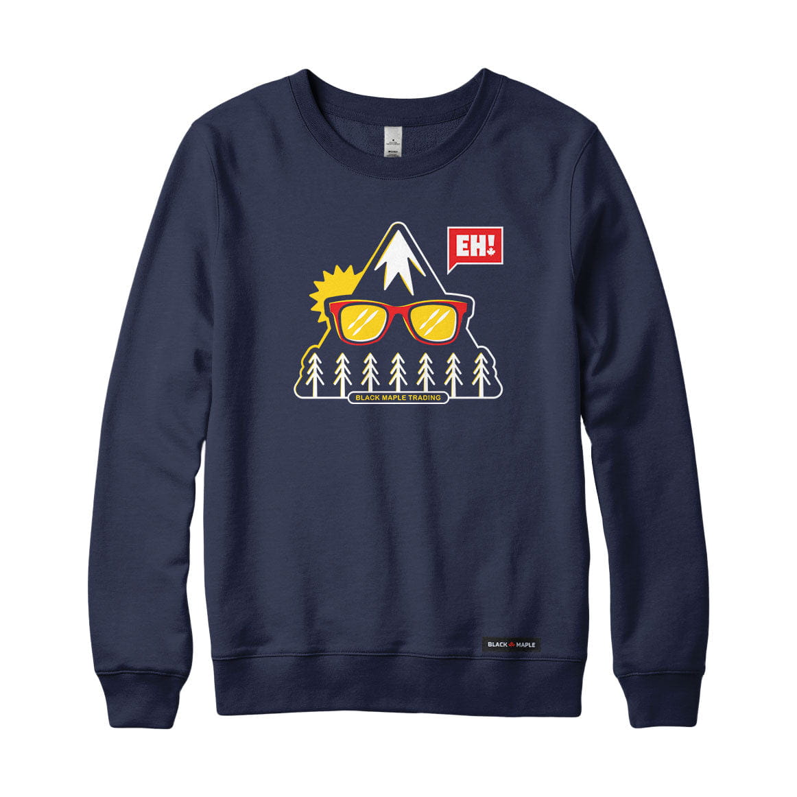 Eh! Canadian Mountain Sweatshirt or Hoodie