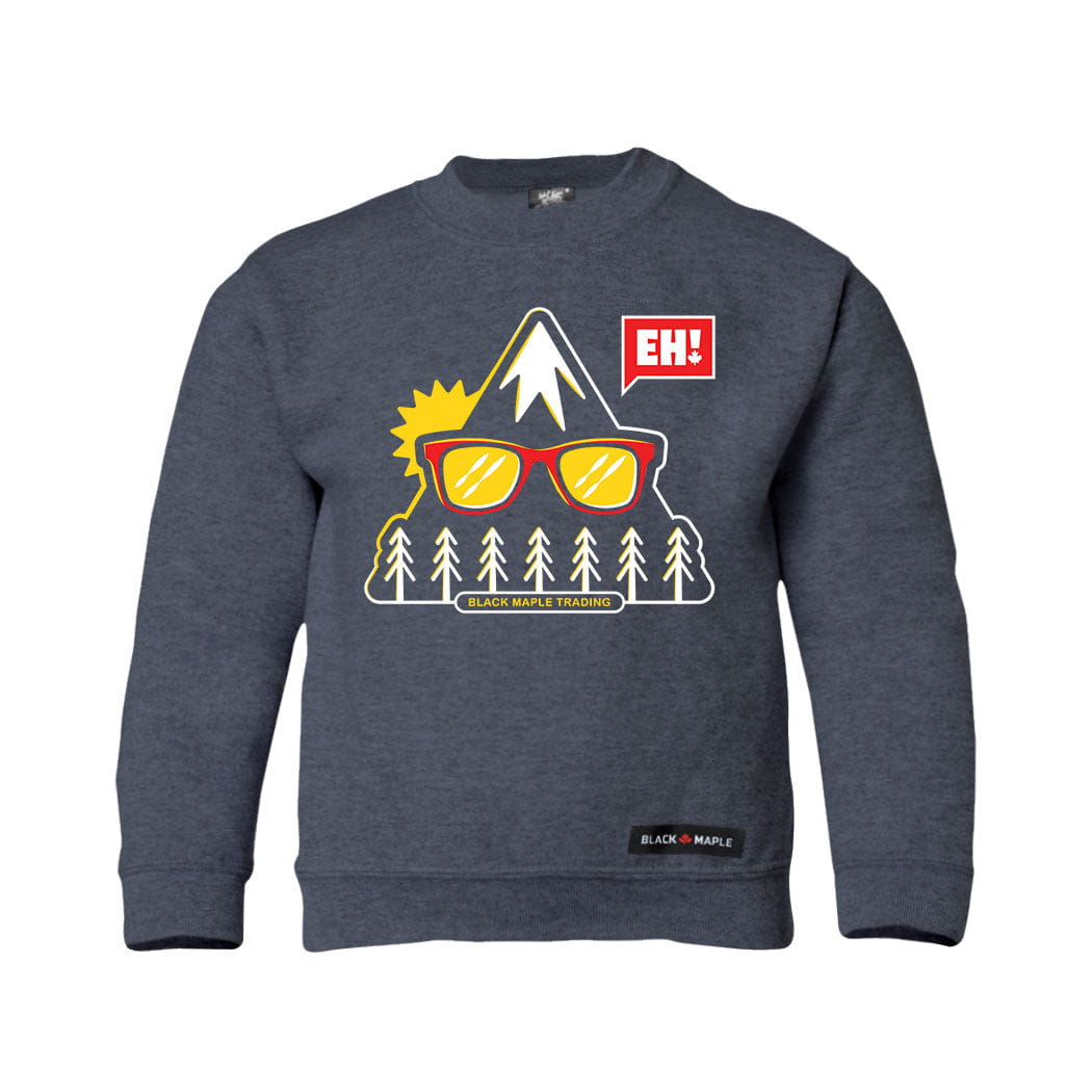 Eh! Canadian Mountain Kids Sweatshirt or Hoodie