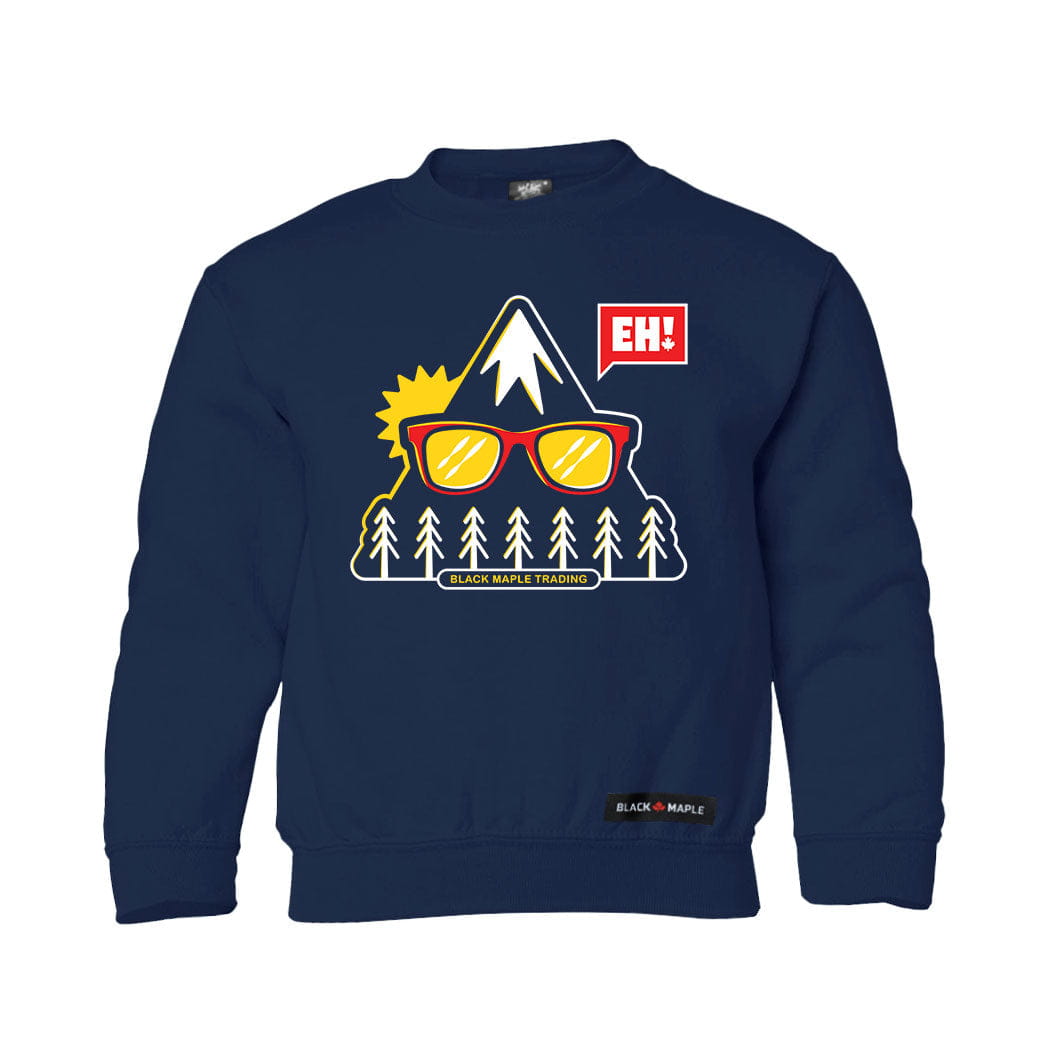 Eh! Canadian Mountain Kids Sweatshirt or Hoodie