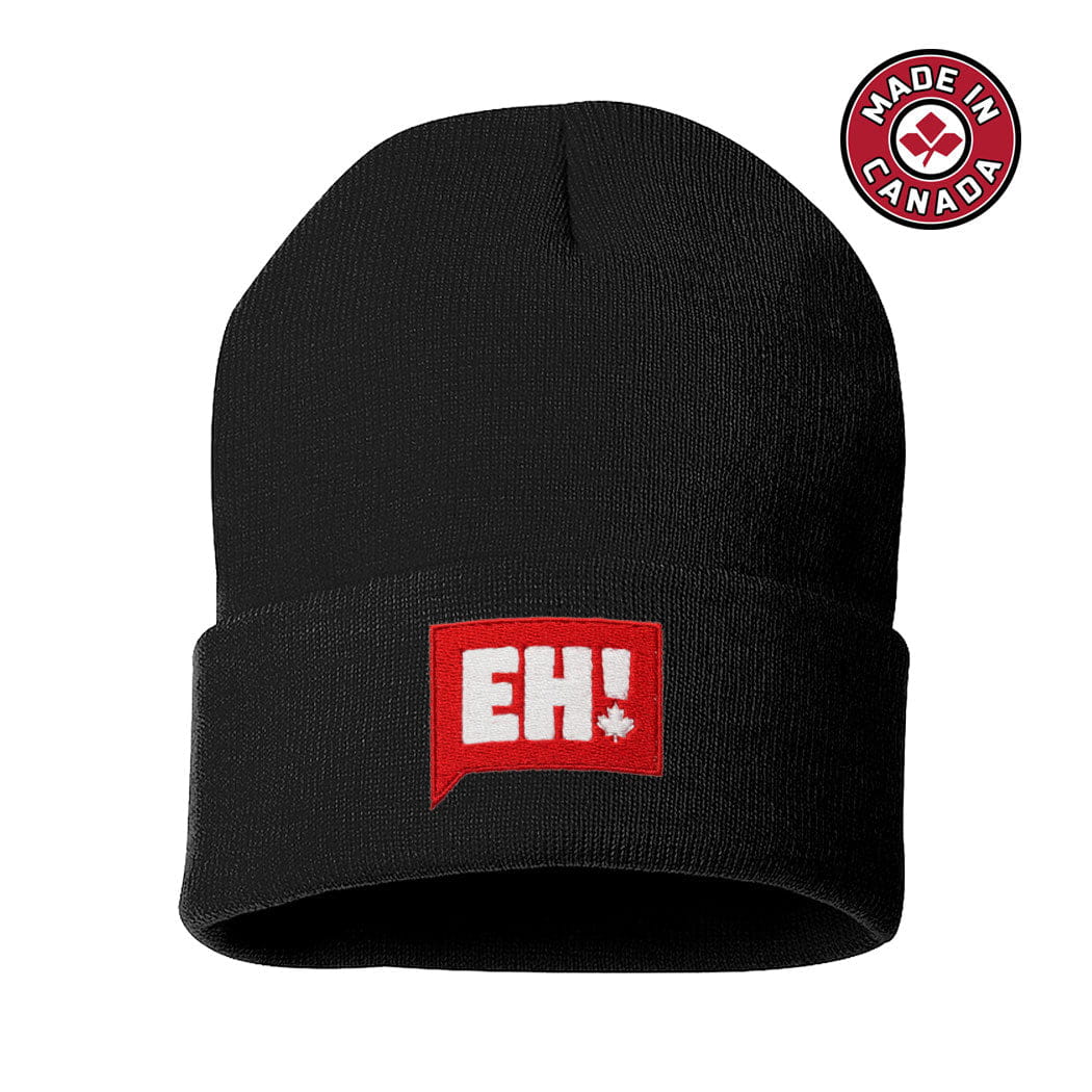Eh! Logo Cuff Knit Beanie