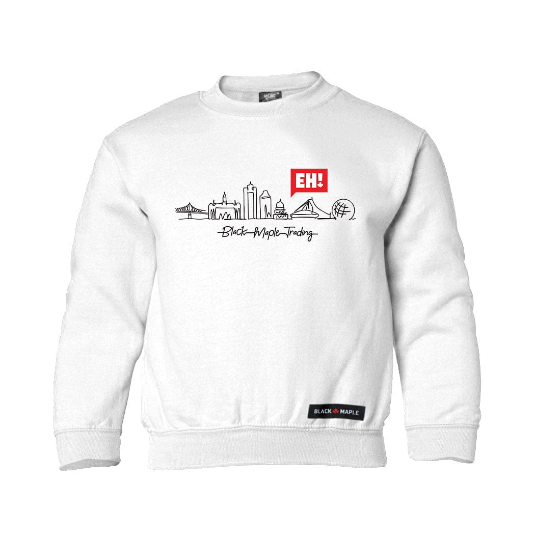 Eh! Montreal Skyline Kids Sweatshirt or Hoodie
