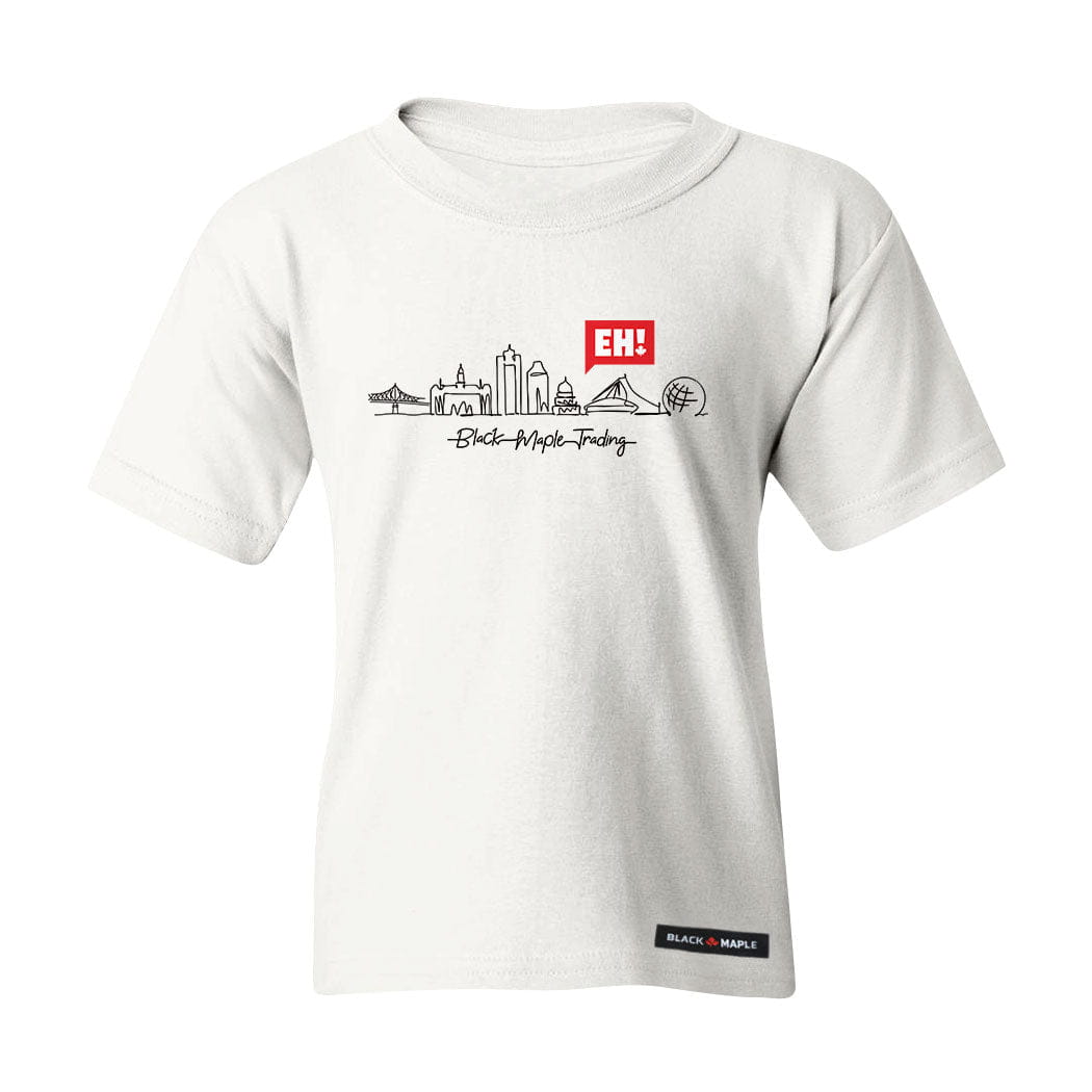 Eh! Montreal Skyline Kids T-shirt