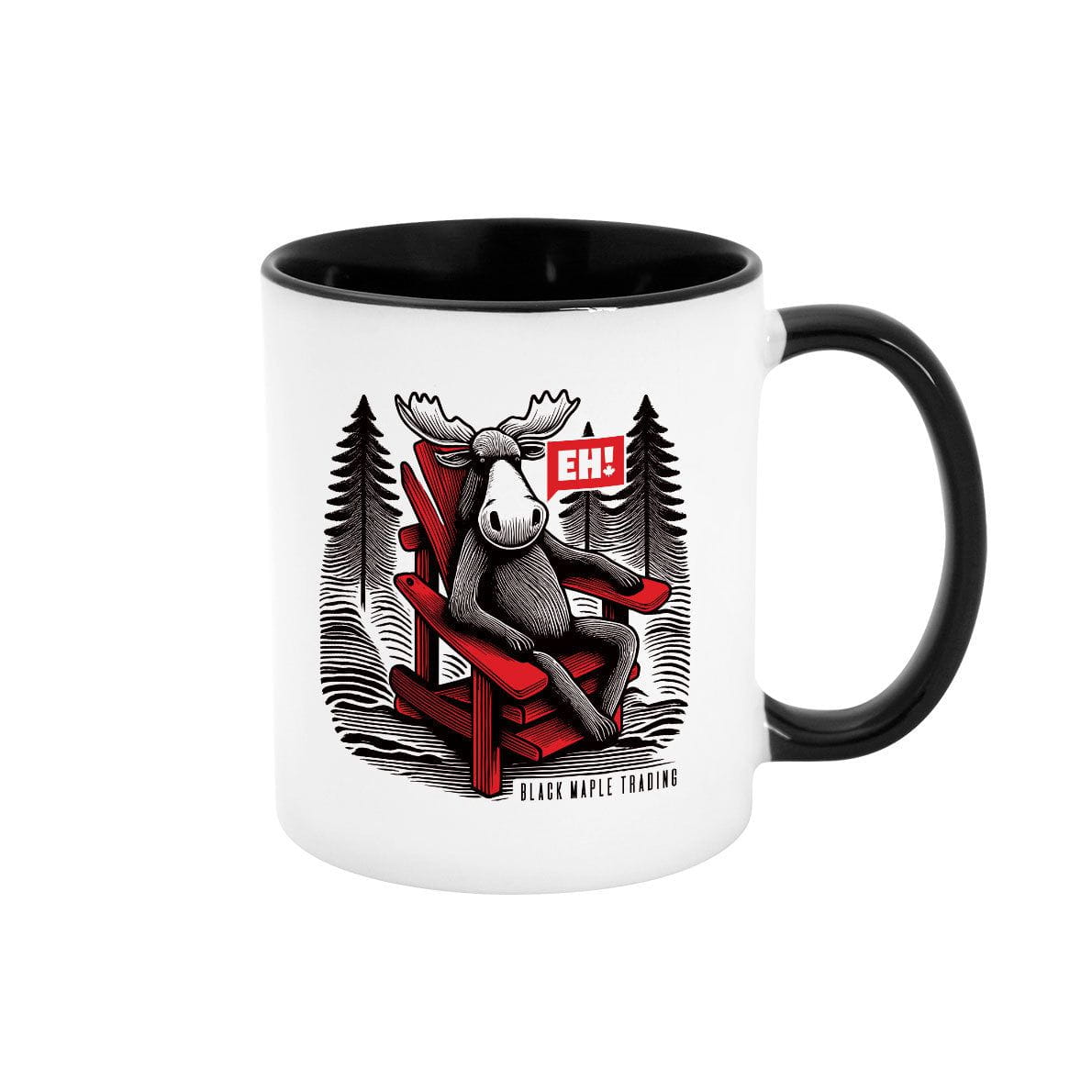 Eh! Moose and Muskoka Chair Logo 11 oz mug